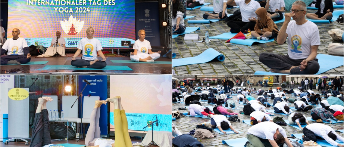  Celebration of International Day of Yoga 2024 in Dresden